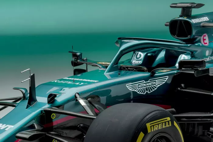 Detalle del Aston Martin AMR21