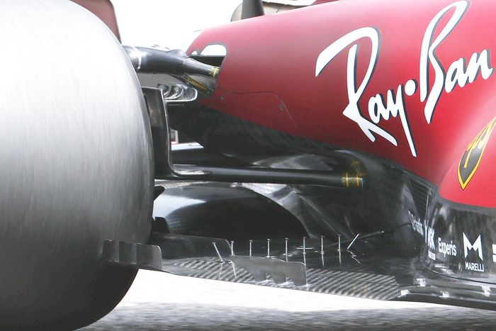 Detalle del Ferrari SF21