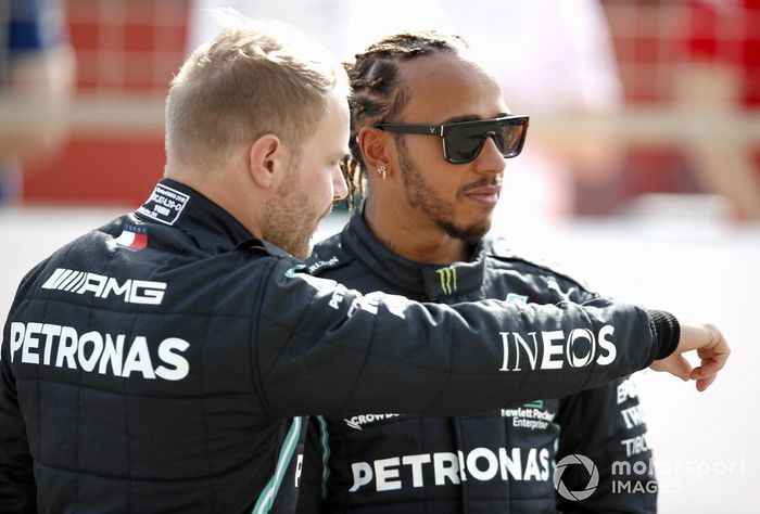 Valtteri Bottas, Mercedes W12, Lewis Hamilton, Mercedes W12 
