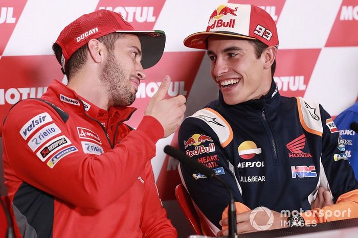 Andrea Dovizioso, Ducati Team, Marc Marquez, Repsol Honda Team