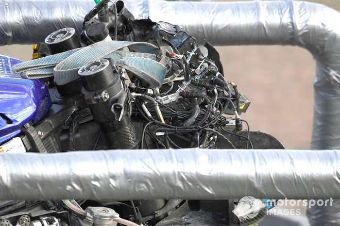 Valentino Rossi, Yamaha Factory Racing, caída