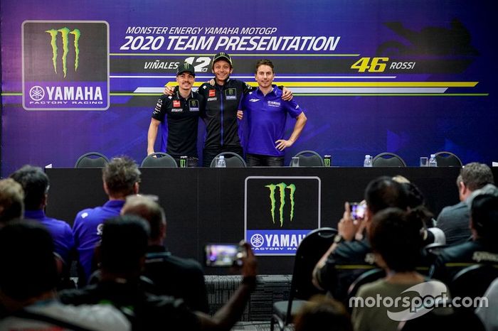 Maverick Vinales, Valentino Rossi, Jorge Lorenzo, Yamaha Factory Racing