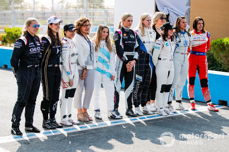 Driver line up for the test in Ad Diriyah