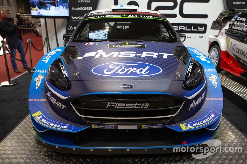 La Ford Fiesta WRC M-Sport di Elfyn Evans e Scott Martin