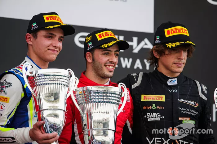 Lando Norris, Carlin, Antonio Fuoco, Charouz Racing System, Roberto Merhi, Campos Racing