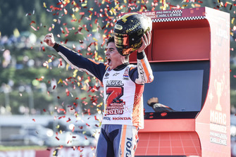 Marc Marquez, Repsol Honda Team, célèbre son titre de Champion du monde