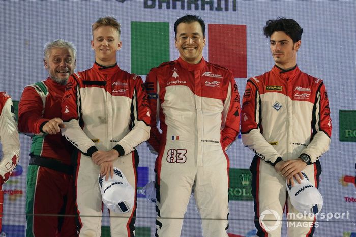 Podio P2 AM: #83 AF Corse Oreca 07 - Gibson LMP2: Francois Perrodo, Nicklas Nielsen, Alessio Rovera 