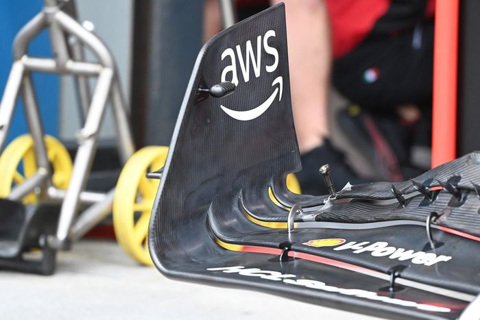 Detalle técnico del Ferrari SF-23