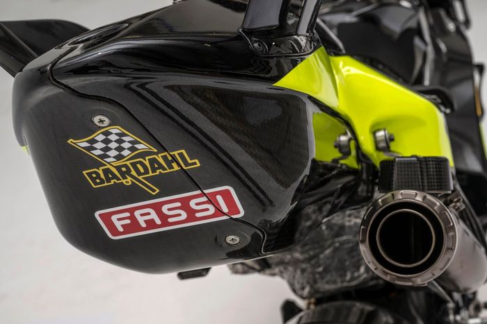 Detalle de la moto del VR46 Racing Team