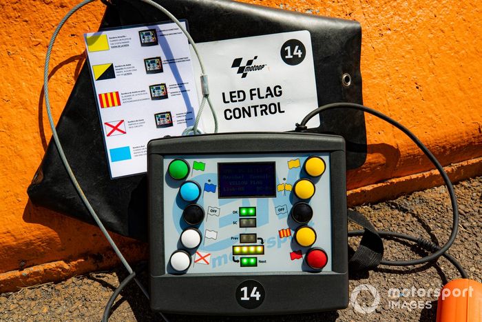 Control de banderas LED