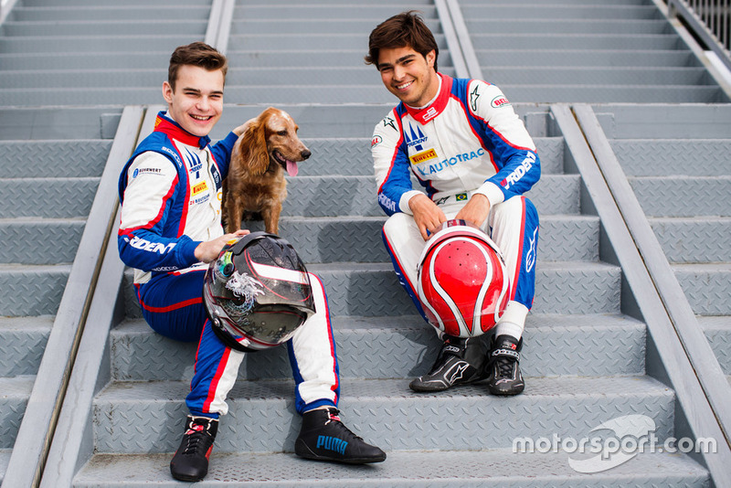 Les vainqueurs de Monza, David Beckmann et Pedro Piquet. Des pilotes qui ont du chien !