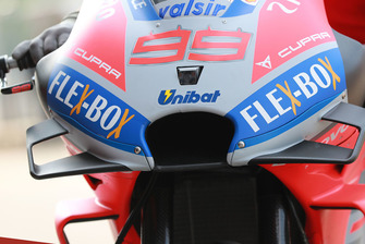 Vue détaillée des appendices aérodynamiques de Ducati Team
