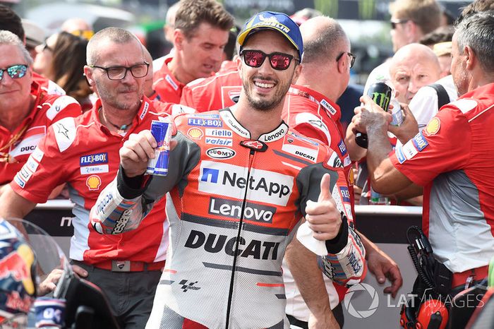 Ganador de la carrera Andrea Dovizioso, Ducati Team