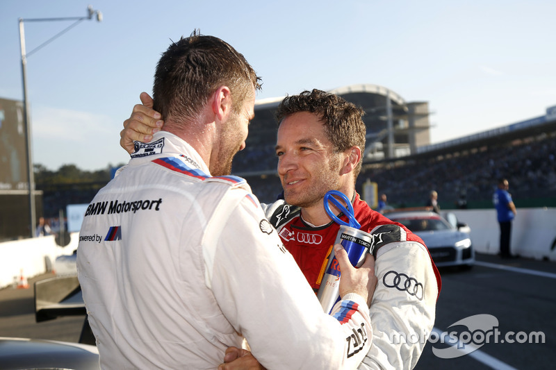 Martin Tomczyk, BMW Team Schnitzer et Timo Scheider, Audi Sport Team Phoenix