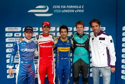 Top 5 Qualifiche: Nicolas Prost, Renault e.Dams; Bruno Senna, Mahindra Racing; Robin Frijns, Amlin A