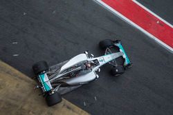 Pascal Wehrlein, Mercedes F1 Team testing 2017-spec Pirelli tyres