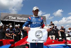 Polesitter Mikhail Aleshin, Schmidt Peterson Motorsports, Honda