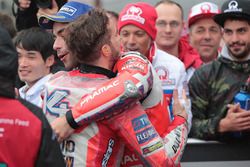 Race winner Andrea Dovizioso, Ducati Team, third place Danilo Petrucci, Pramac Racing