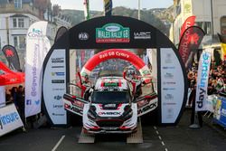 Les vainqueurs Elfyn Evans, Daniel Barritt, Ford Fiesta WRC, M-Sport