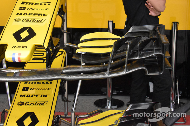 Renault Sport F1 Team R.S. 18 front wing detail