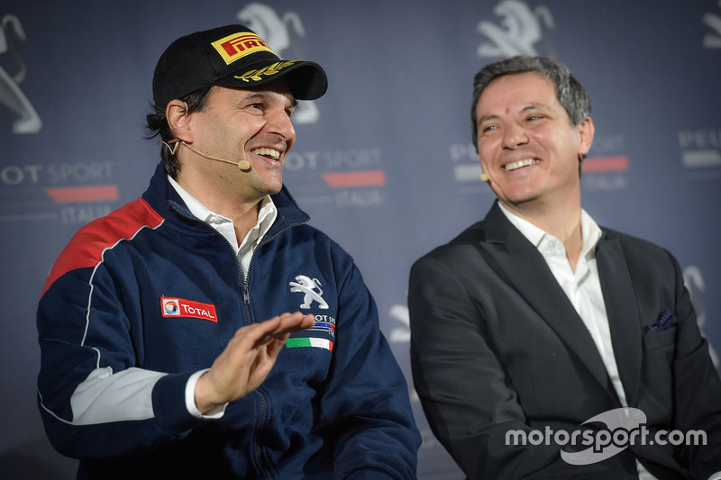 Paolo Andreucci, Peugeot Sport Italia e Massimo Roserba, Direttore Generale di PSA Italia