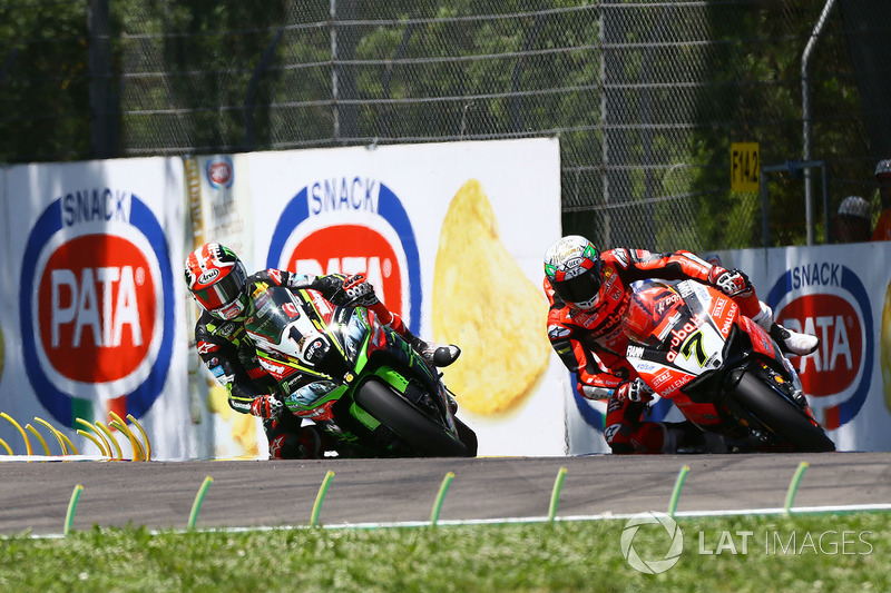 Jonathan Rea et Chaz Davies