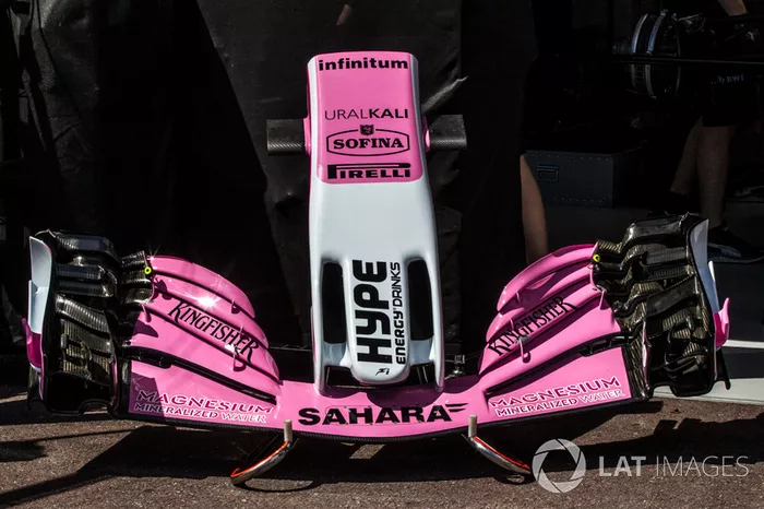 Force India VJM11 nose and front wing