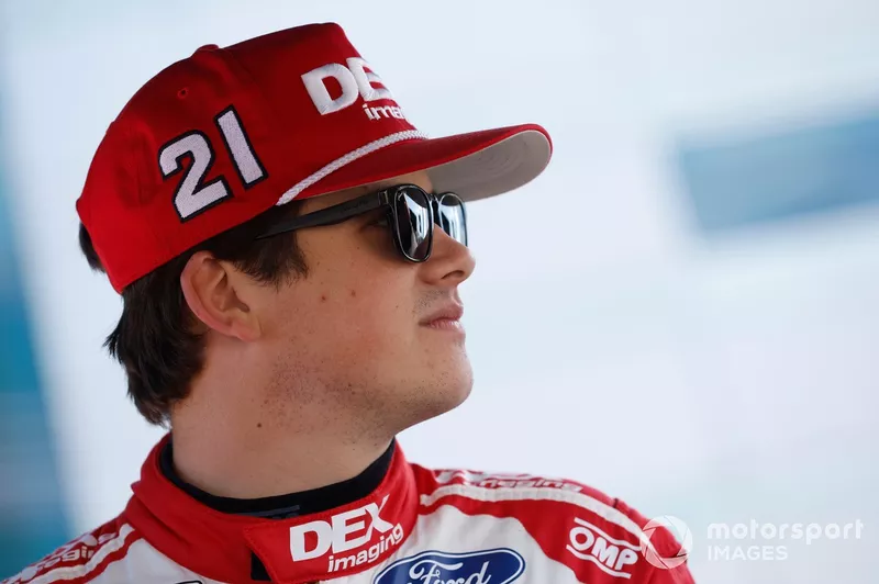 Harrison Burton, Wood Brothers Racing, DEX Imaging Ford Mustang