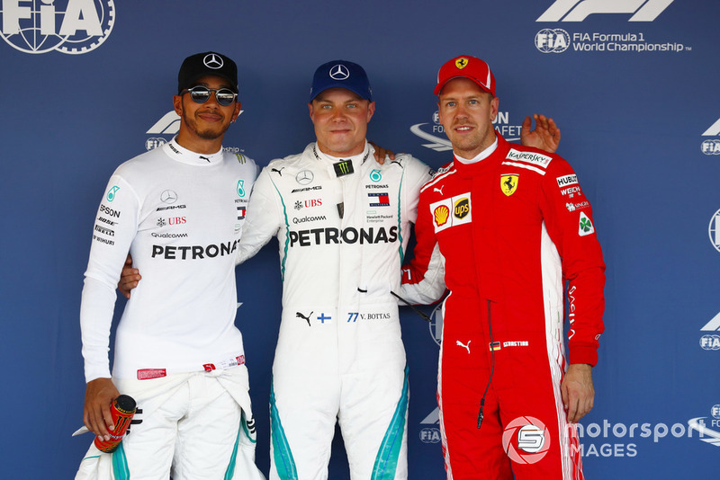 Lewis Hamilton, Mercedes AMG F1, Valtteri Bottas, Mercedes AMG F1, Sebastian Vettel, Ferrari