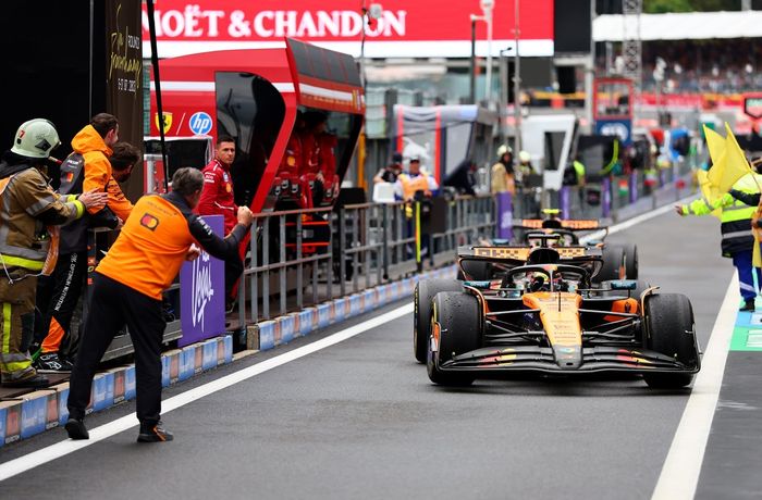 Lando Norris, McLaren, Oscar Piastri