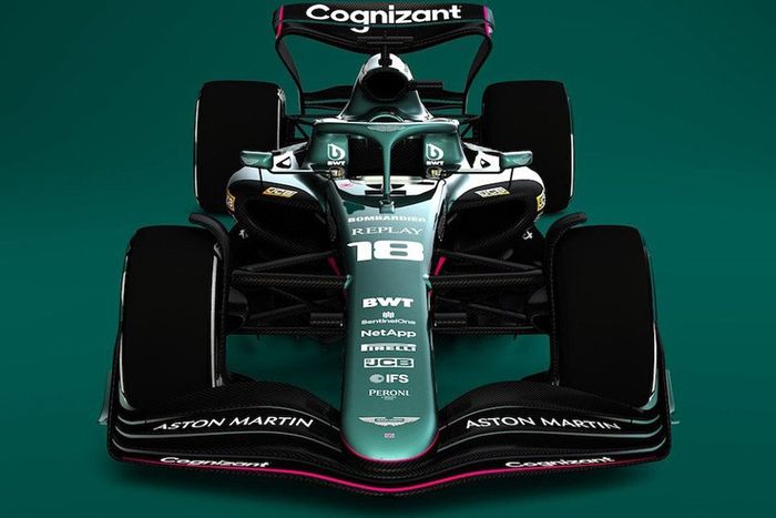 Boceto del Aston Martin F1 para 2022