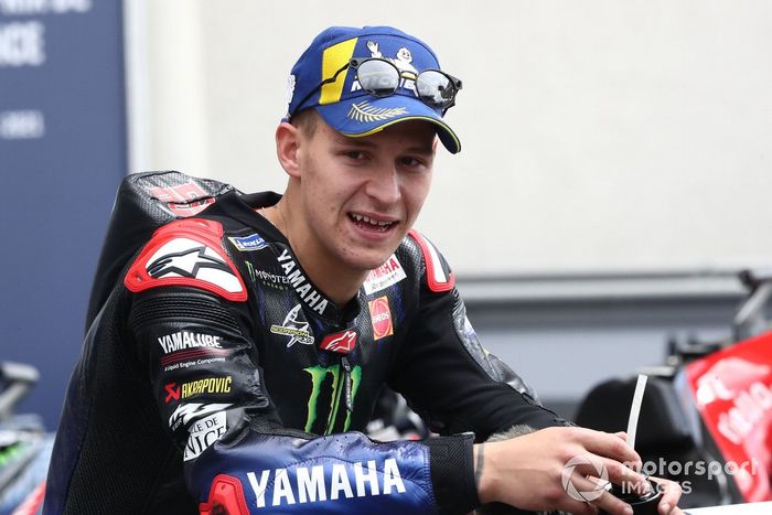 Ganador de la pole Fabio Quartararo, Yamaha Factory Racing