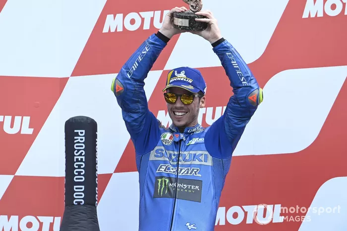 Podio: tercer lugar Joan Mir, Team Suzuki MotoGP