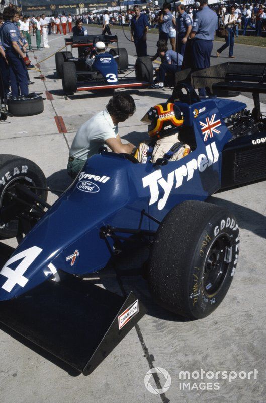 Stefan Bellof, Tyrrell 012 Ford, with Martin Brundle