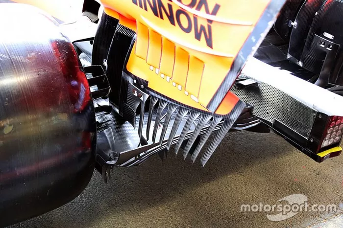 Detalle técnico de McLaren