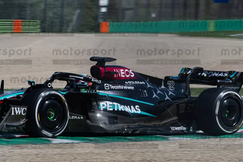 Andrea Kimi Antonelli, pruebas de Mercedes en Imola 