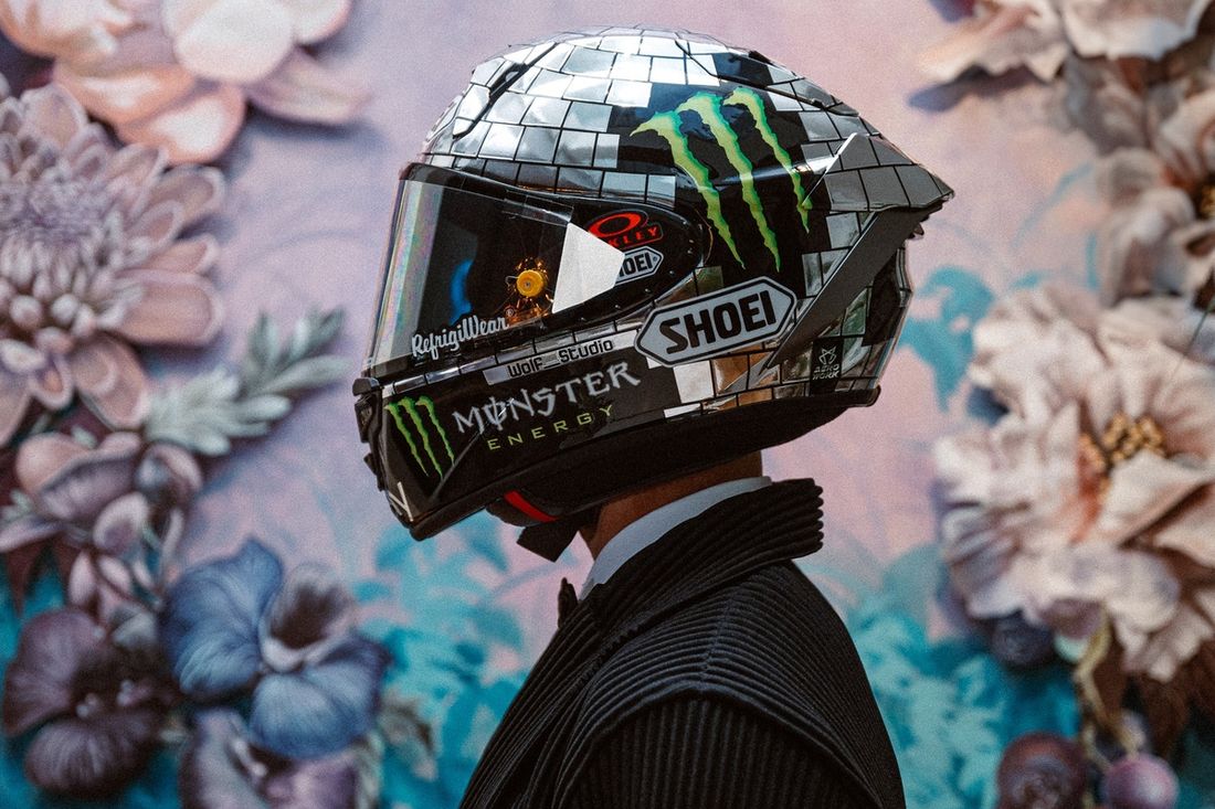 Specjalny kask Fabio Di Giannantonio, VR46 Racing Team 
