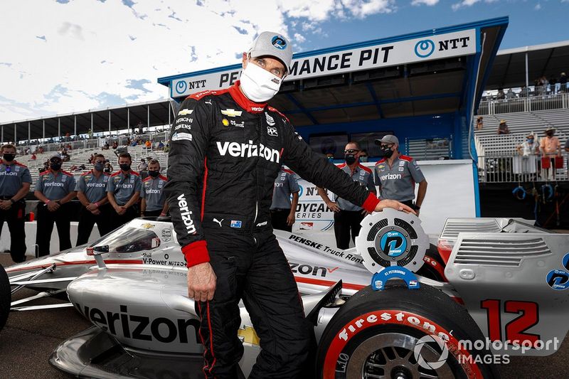 Ganador de la pole Will Power, Team Penske Chevrolet