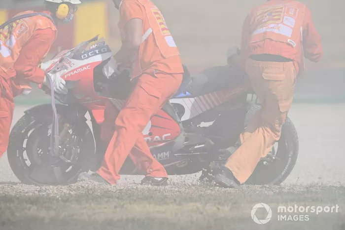 Caída de Jack Miller, Pramac Racing 