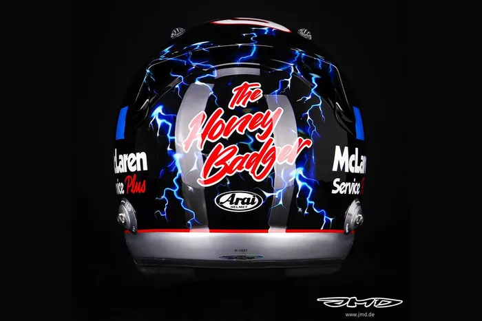 Helm van Daniel Ricciardo, McLaren