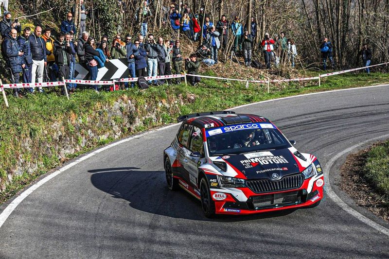 Fabio Andolfi, Manuel Fenoli, MS Munaretto, Skoda Fabia Rally2 Evo 