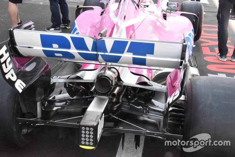 Racing Point Force India VJM11, hátsó rész