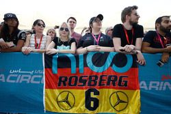 Fans of Nico Rosberg, Mercedes AMG F1