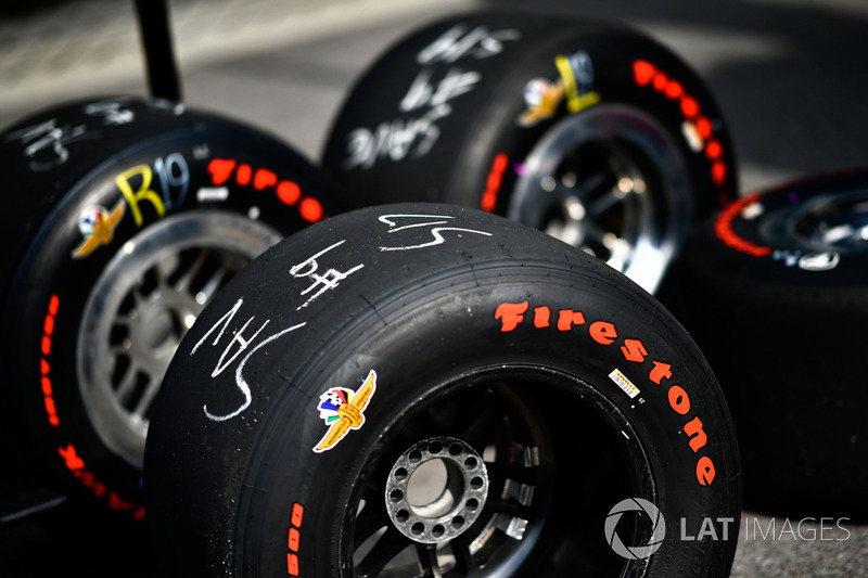 Firestone's new tire for Indianapolis Motor Speedway has helped make each car far more predictable in the wake of another. 