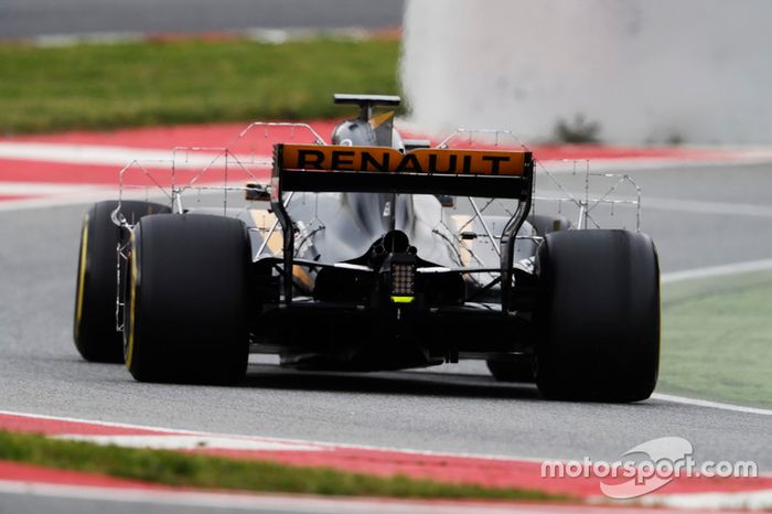 Paneles aerodinámicos en el Renault Sport F1 Team