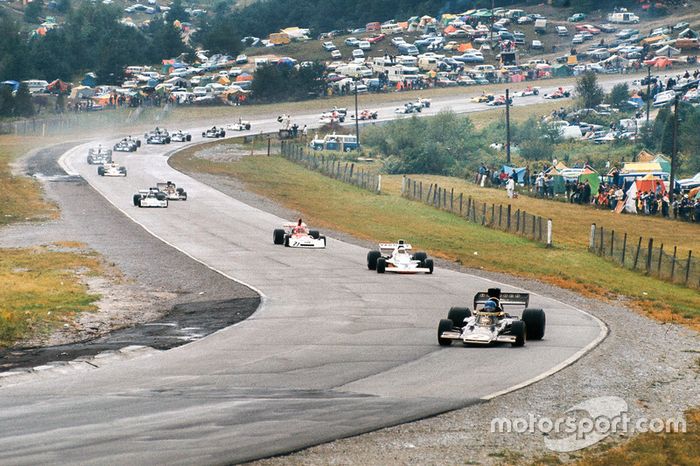 Ronnie Peterson, Lotus 72E Ford, Jody Scheckter, McLaren M23 Ford, Niki Lauda, BRM P160E
