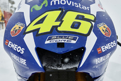 Detail of the 2016 Yamaha YZR-M1 of Valentino Rossi, Yamaha Factory Racing