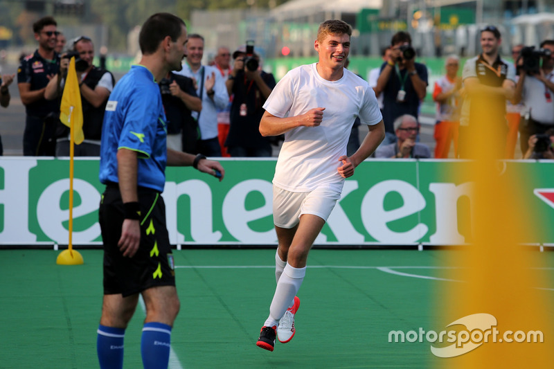 Heineken charity football game, Max Verstappen, Red Bull Racing