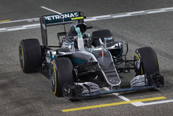 Il vicitore Nico Rosberg, Mercedes AMG F1 Team W07