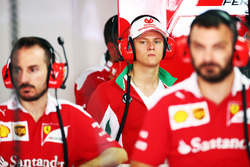 Mick Schumacher, Prema Powerteam, in der Ferrari-Box